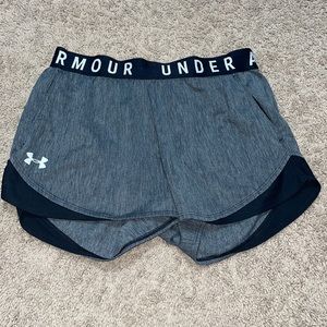 Grey/black under Armour shorts